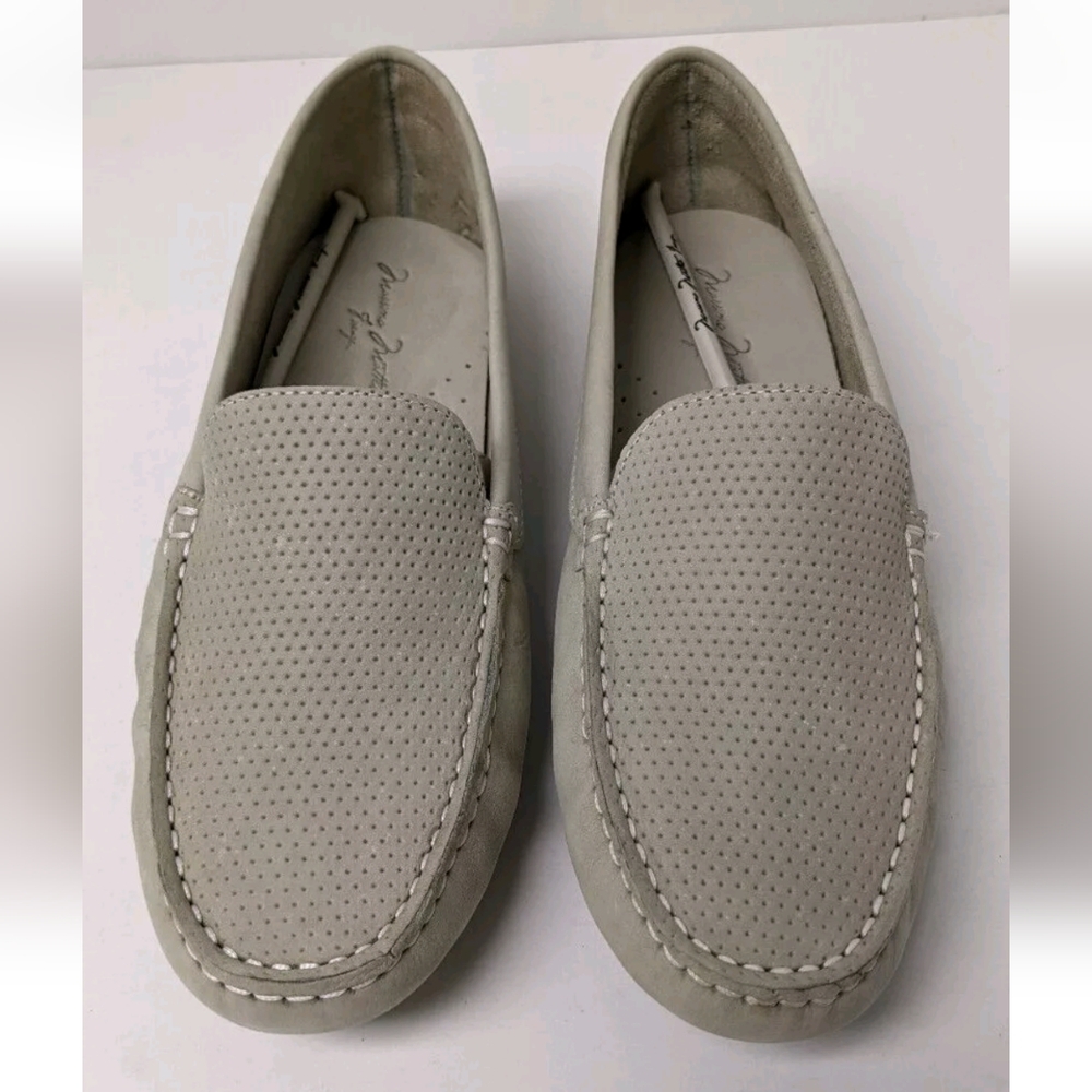 Massimo Matteo Perf Venetian Driver, Grey, Women's 10 M - Picture 2 of 5